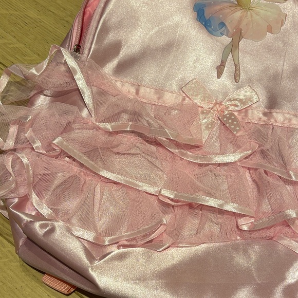 Pink Ballet Backpack with Ruffles - Picture 3 of 7